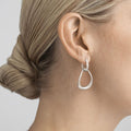 Georg Jensen Offspring Interlocked Earrings, Sterling Silver