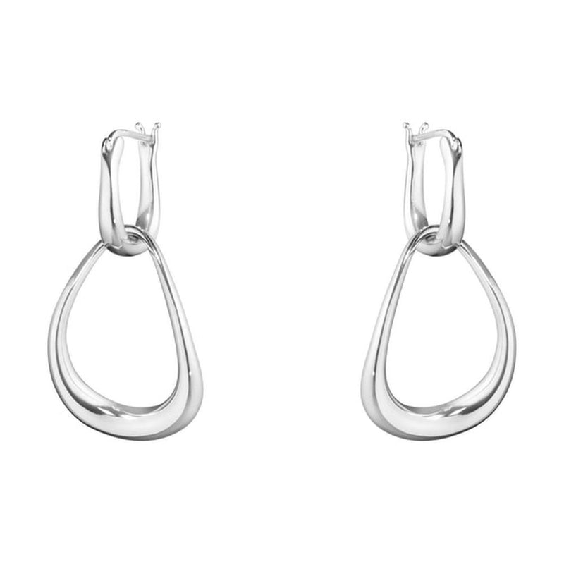 Georg Jensen Offspring Interlocked Earrings, Sterling Silver