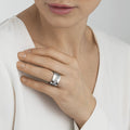Georg Jensen Fusion Centre Ring with Diamonds, 18ct