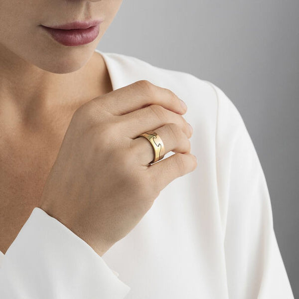 Georg Jensen Fusion End Ring, 18ct