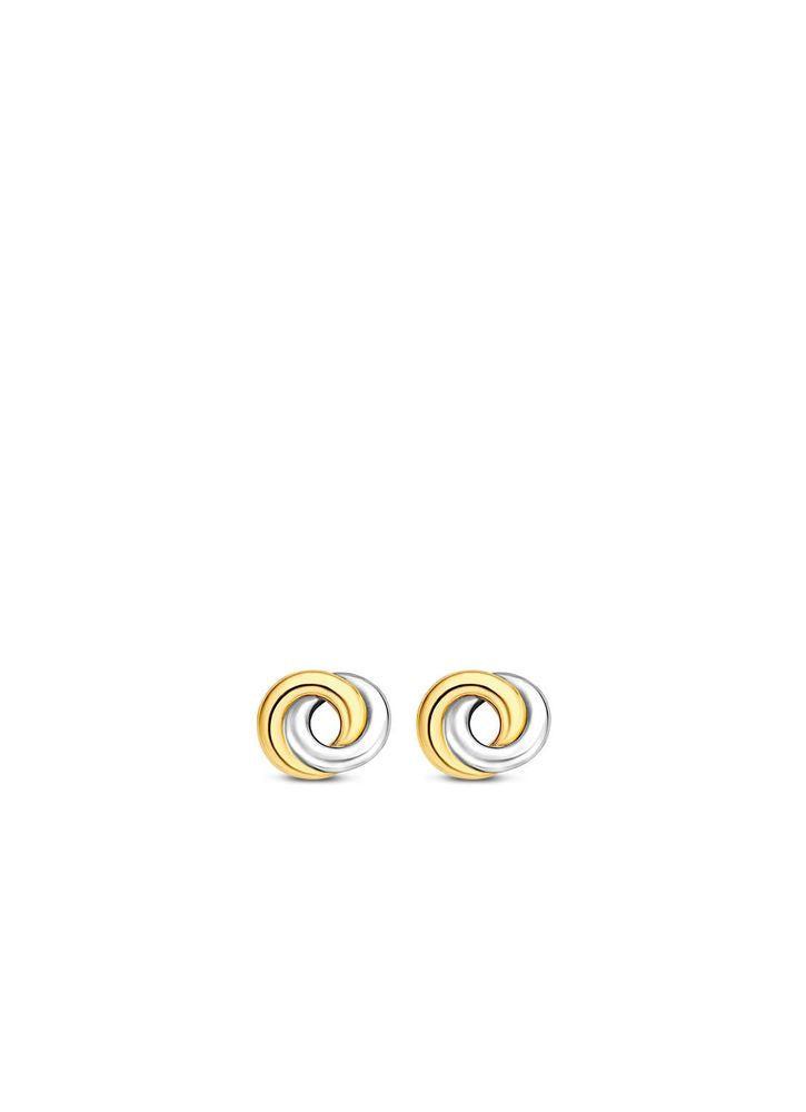Ti Sento Forever Connected Bicolor Earrings