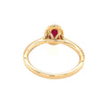 Ruby & Diamond 18ct Cluster Ring