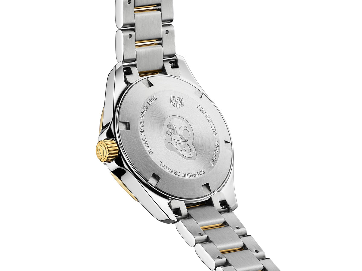 Tag Heuer Aquaracer Ladies Steel & Yellow Diamond Dial 32mm