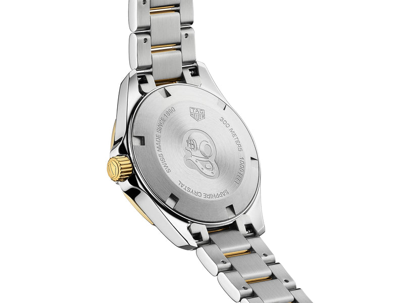 Tag Heuer Aquaracer Ladies Steel & Yellow Diamond Dial 32mm