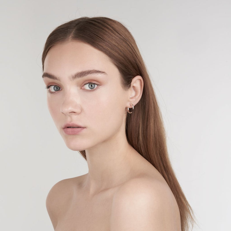 Shaun Leane Silver Small Hoop Talon Earrings