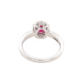Ruby & Diamond 18ct Cluster Ring