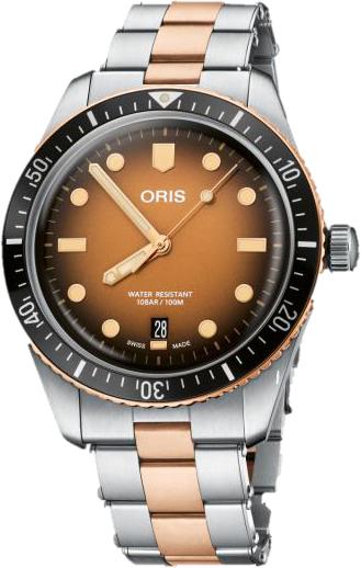 Oris Divers Sixty-Five Bracelet Watch Sunburst 40mm
