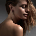 Shaun Leane Silver Black Rhodium Hook Earrings