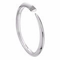 Shaun Leane Silver Diamond Tusk Bangle