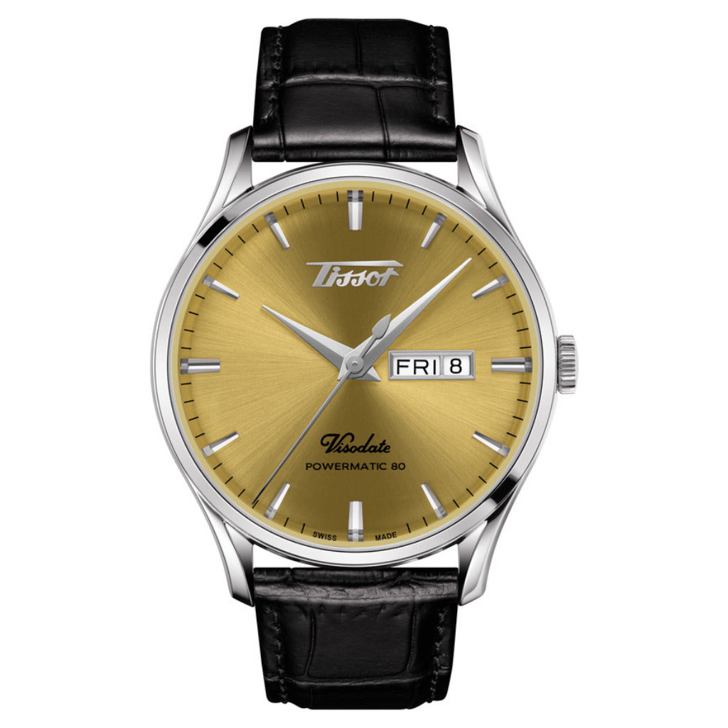 Tissot Heritage Visodate Powermatic 80 Champagne 42mm