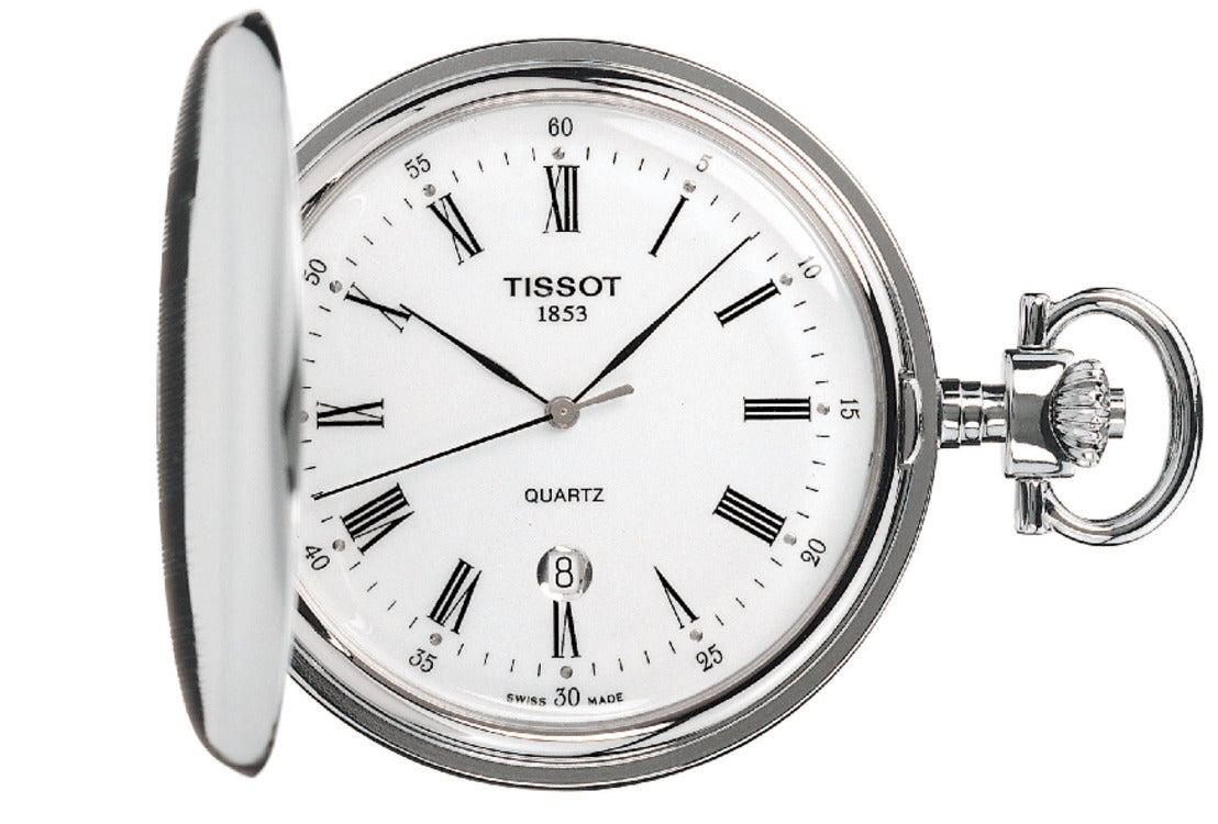 Tissot Savonnette Stainless Steel Pocket Watch