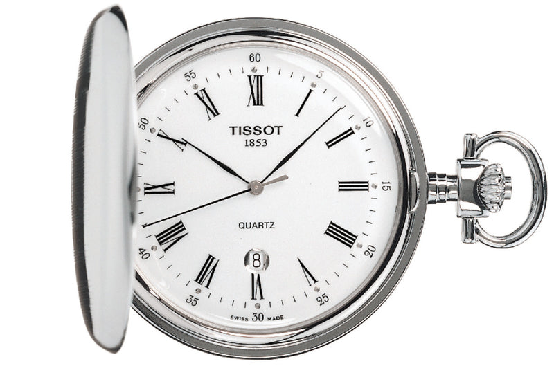 Tissot Savonnette Stainless Steel Pocket Watch