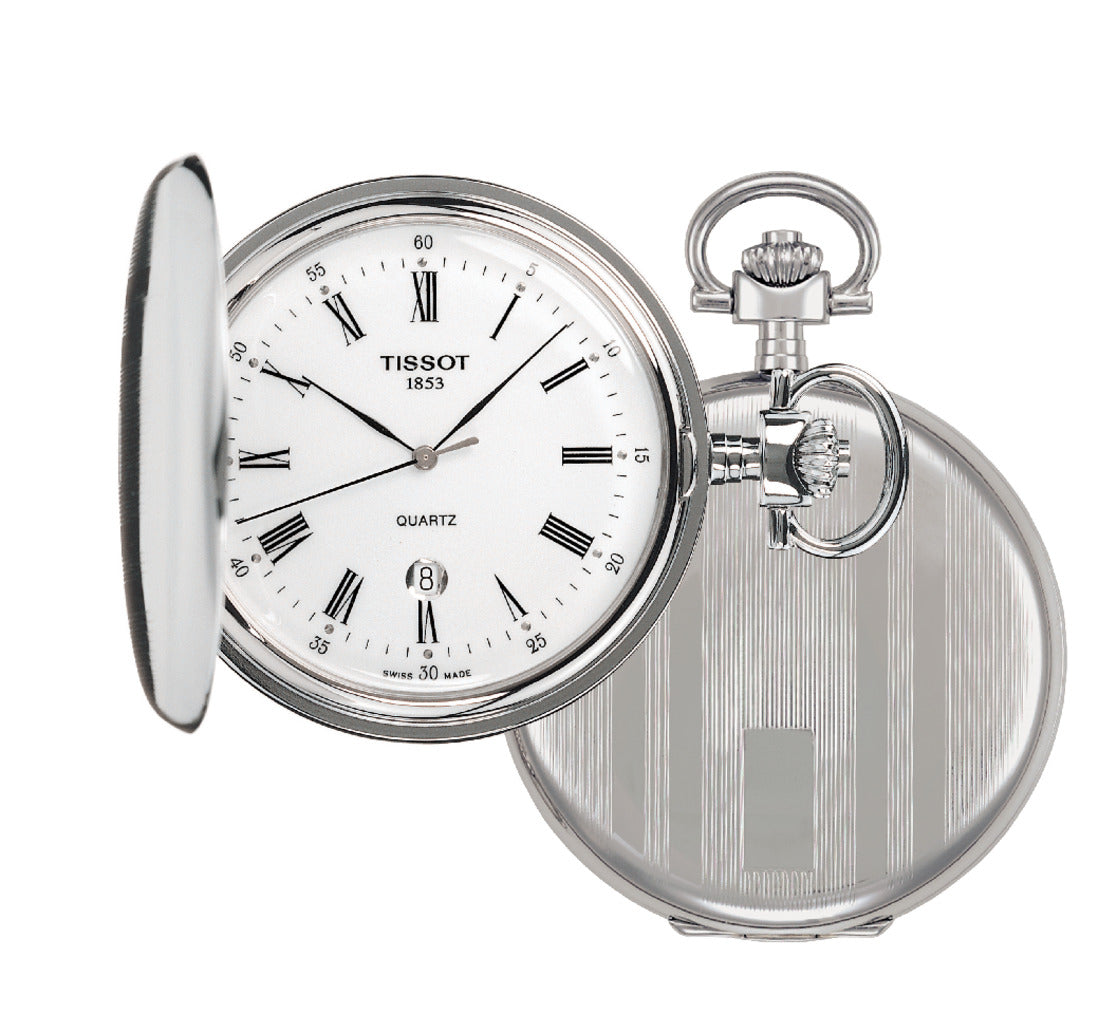 Tissot Savonnette Stainless Steel Pocket Watch