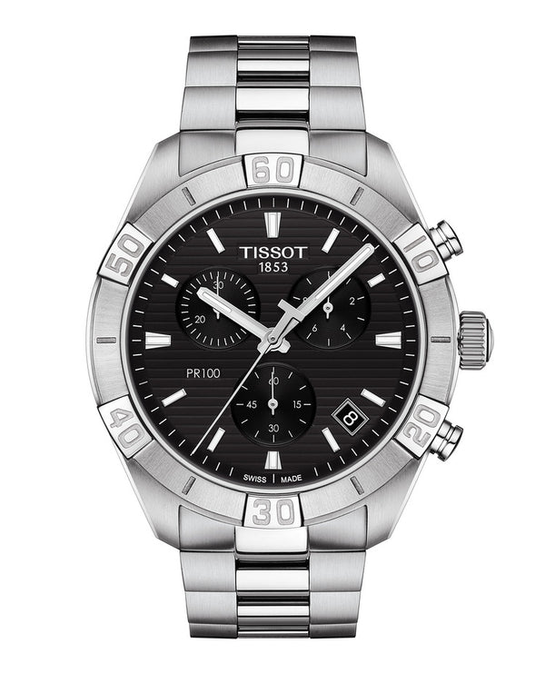 Tissot PR 100 Sport Gent Chronograph Black 44mm