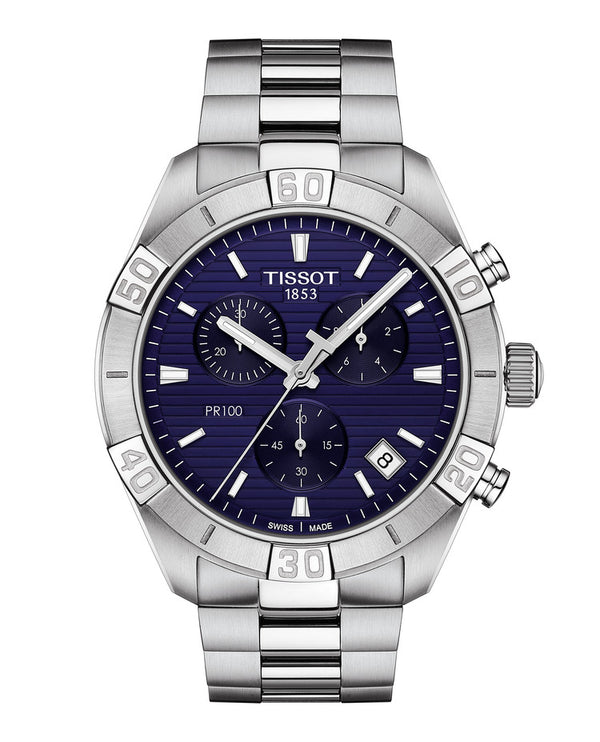 Tissot PR 100 Sport Gent Chronograph Blue 44mm