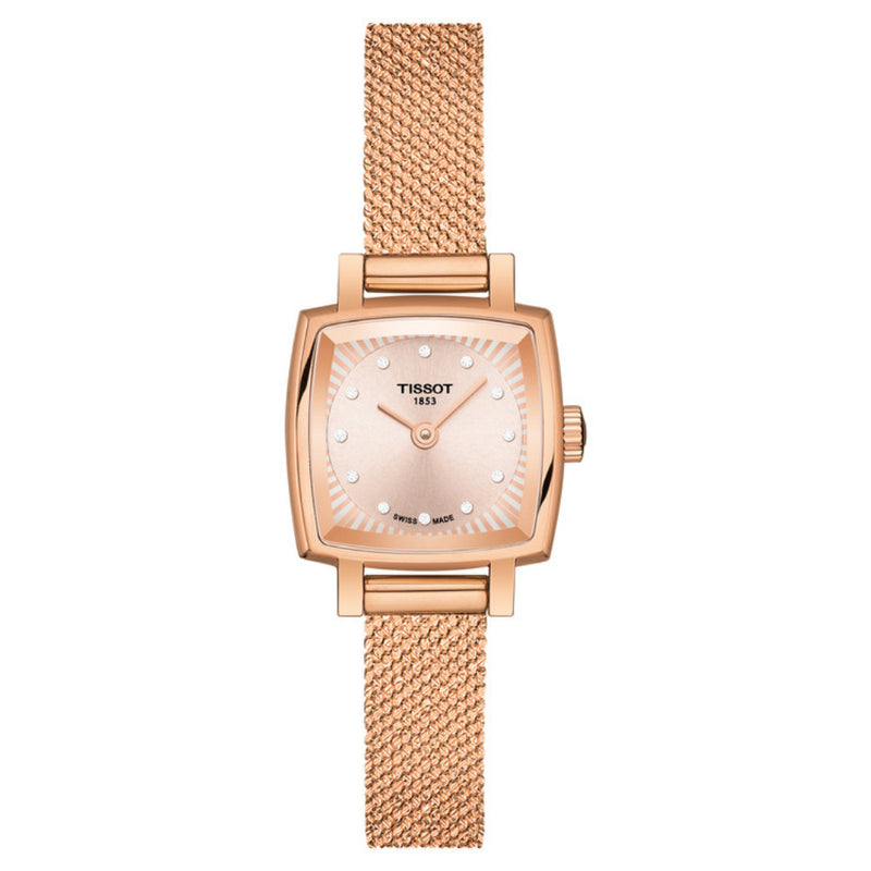 Tissot Lovely Square Rose 20mm