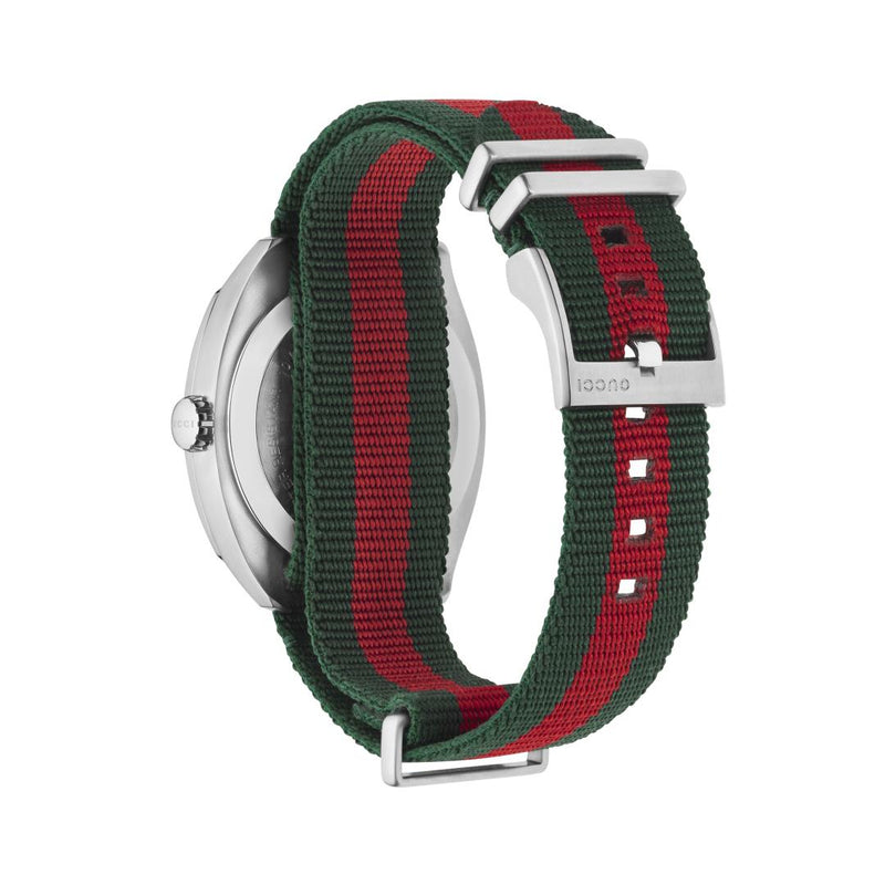 GUCCI GG2570 Stainless Steel and Nylon Strap 41mm