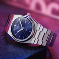 Tissot PRX Blue Quartz 40mm Watch T1374101104100
