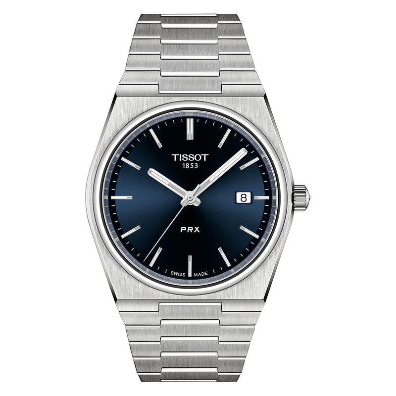 Tissot PRX Blue Quartz 40mm Watch T1374101104100
