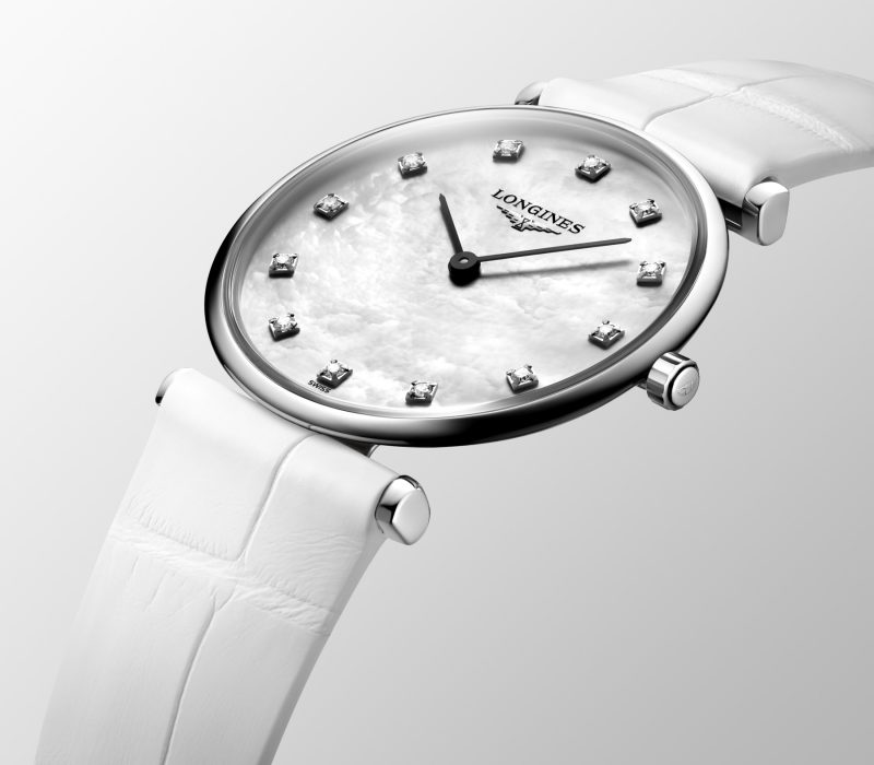Longines La Grande Classique White Leather Strap 29mm