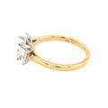Diamond 3 Stone Radiant Cut 1.44ct Yellow Gold Ring