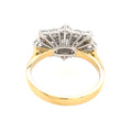 Diamond Shaped 18ct Cluster Ring
