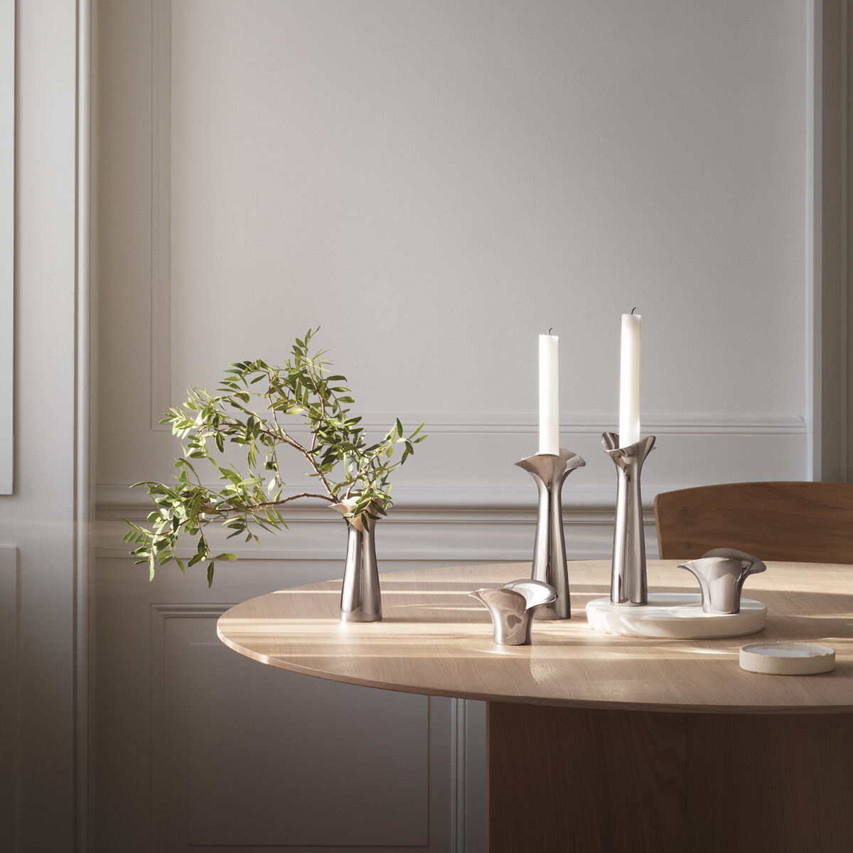 Georg Jensen Bloom Botanica candleholders, 2pcs