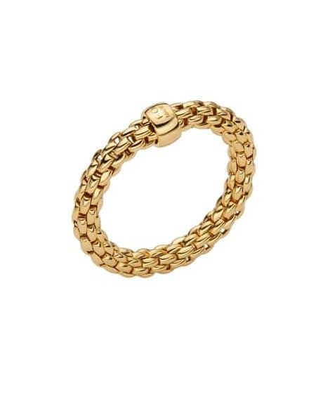 Fope Flex'It Essentials 18ct Yellow Gold Ring