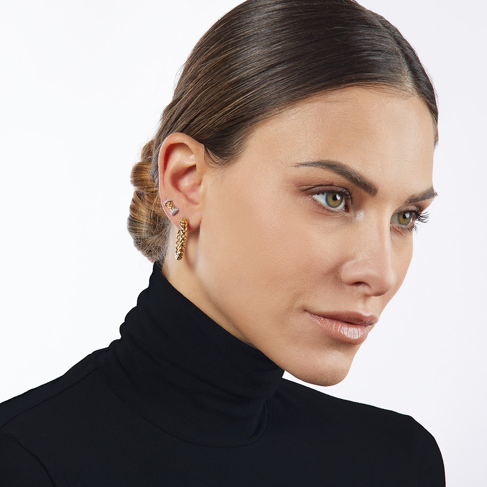 Fope Essentials Small Model Hoop 18ct Earrings