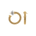Fope Essentials Small Model Hoop 18ct Earrings