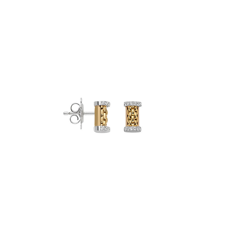 Fope Essentials Stud with Diamond Earrings