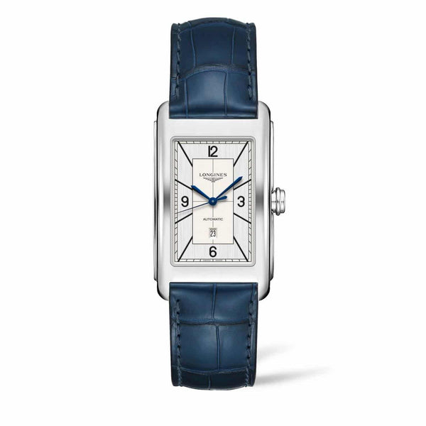 Longines DolceVita Sector Silver Dial & Blue Leather