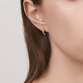 Shaun Leane Yellow Gold Vermeil Cat Claw Hoop Earrings
