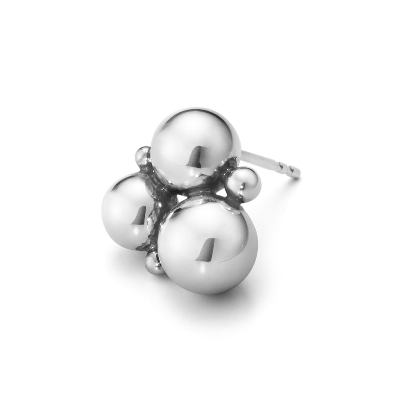 Georg Jensen Moonlight Grapes Earrings, Oxidised Sterling Silver