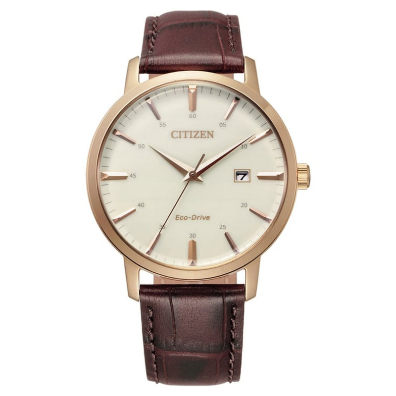 Citizen Eco Drive Mens Strap Rose 40mm Watch