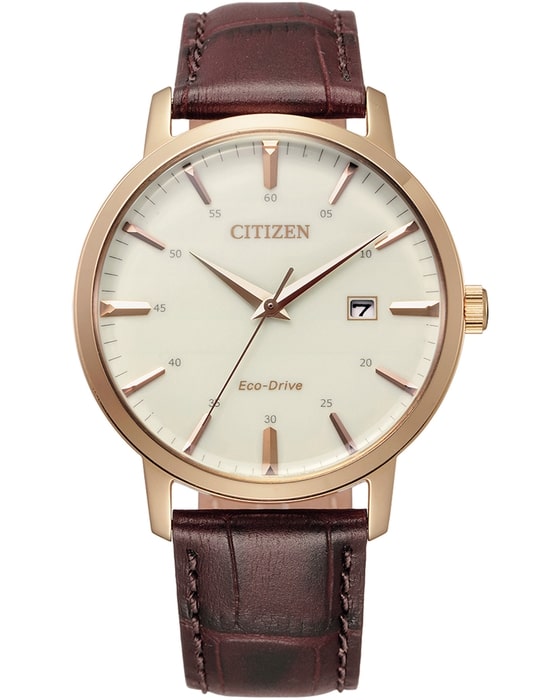 Citizen Eco Drive Mens Strap Rose 40mm Watch