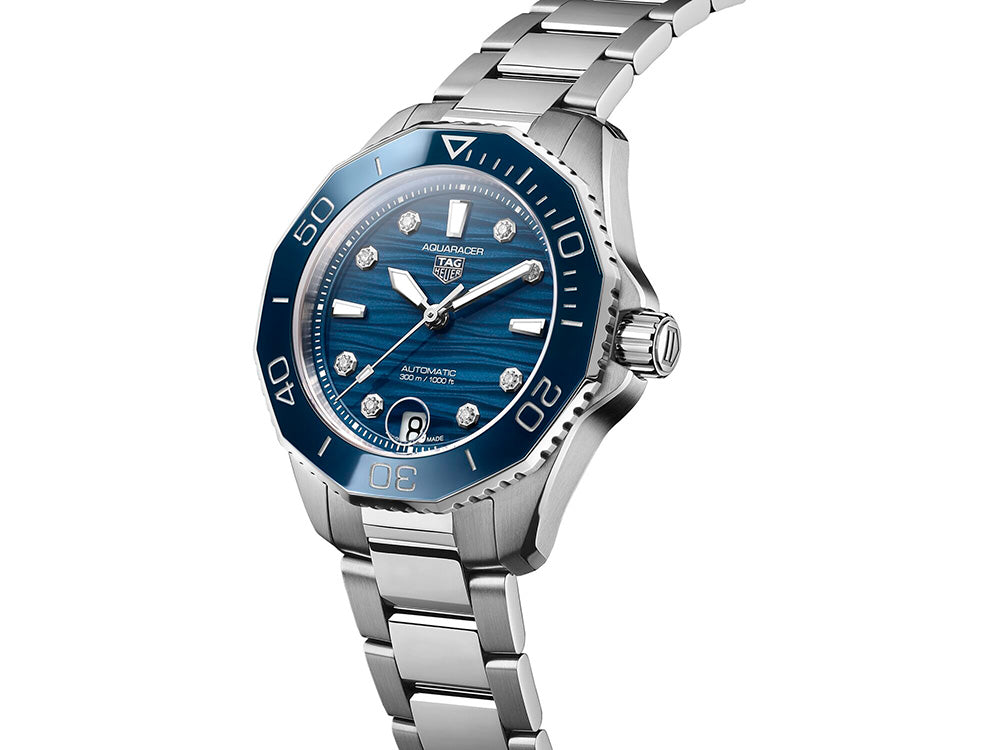 Tag Heuer Aquaracer Professional 300 Blue Diamond Dial 36mm
