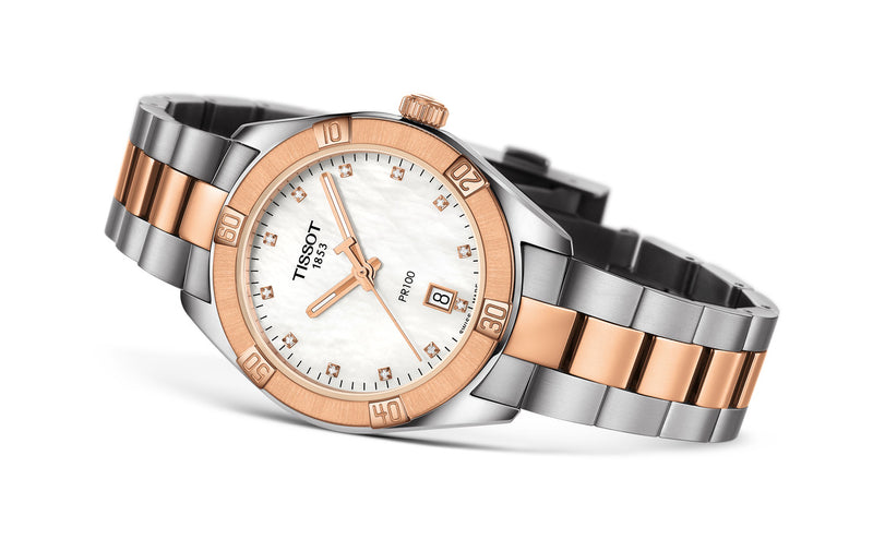 Tissot PR 100 Sport Chic Two Tone 36mm