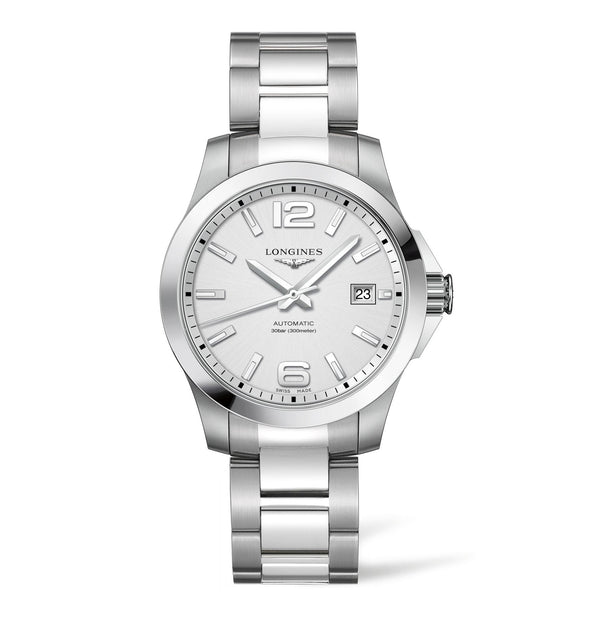 Longines Conquest Automatic Silver Dial 39mm L3.776.4.76.6