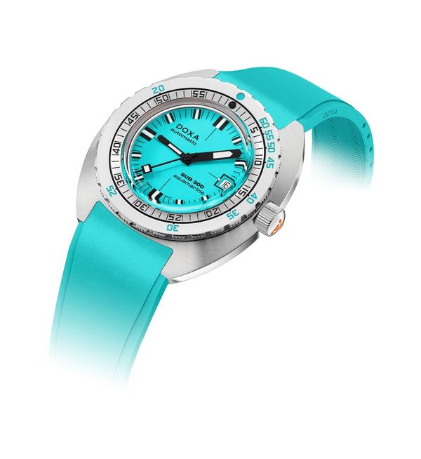 Doxa SUB 300 COSC Aquamarine Rubber 821.10.241.25