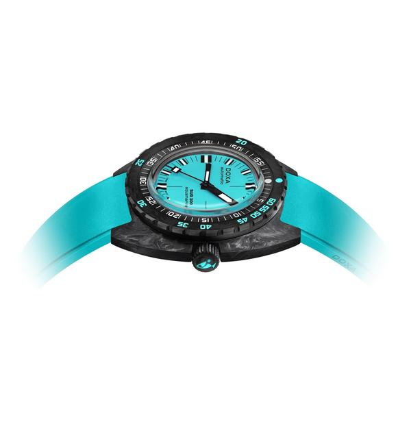 Doxa SUB 300 Carbon Aquamarine Turquoise Rubber 822.70.241.25
