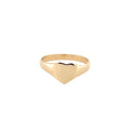 9ct Gold Childs Heart Signet Ring
