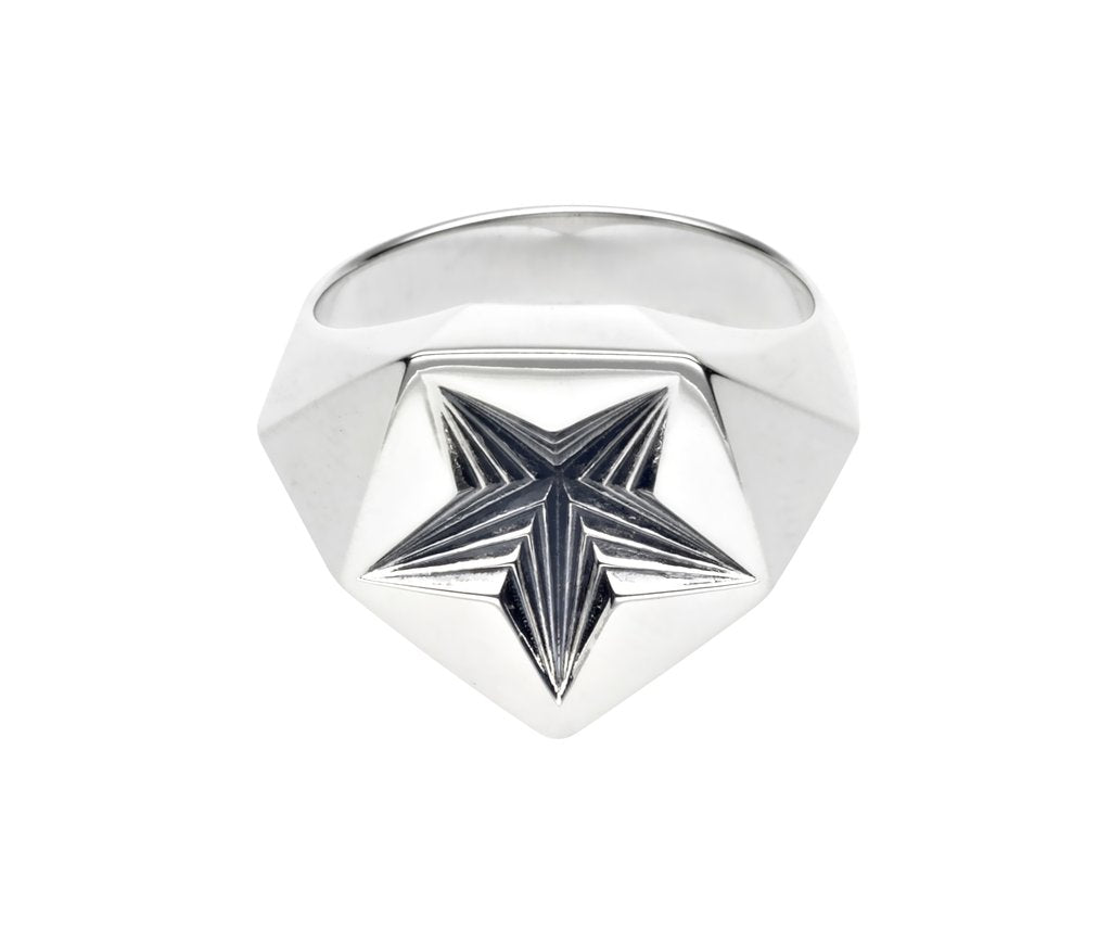 Shaun Leane Silver Star Signet Ring