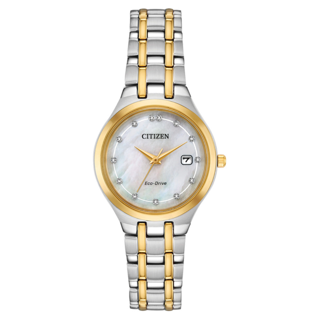 Citizen Eco-Drive Silhouette Diamond 28mm EW2488-57D