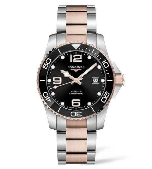 Longines HydroConquest Automatic Black & Rose 41mm