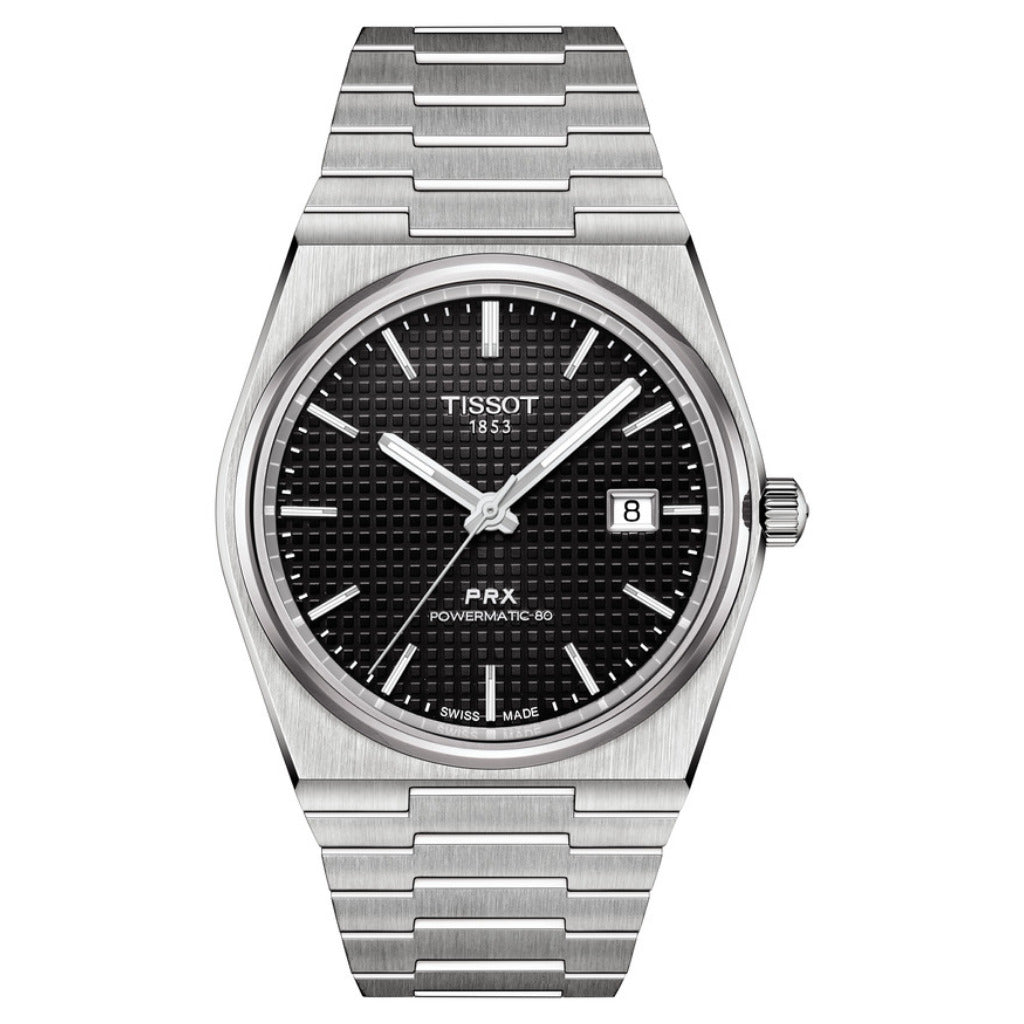 Tissot PRX Powermatic 80 Black 40mm Automatic T1374071105100