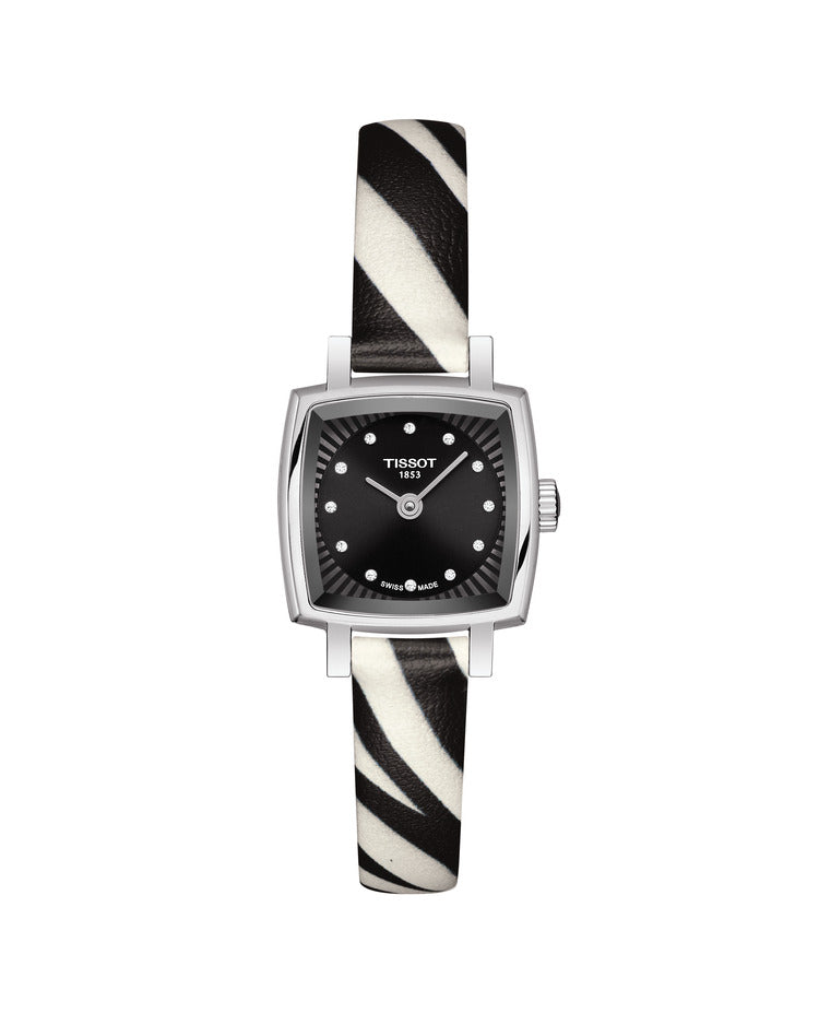 Tissot Lovely Square Black & White 20mm