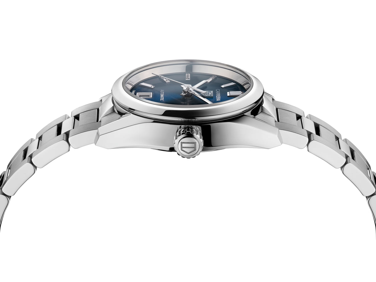 Tag Heuer Carrera Ladies Date Blue Automatic 29mm WBN2411.BA0621