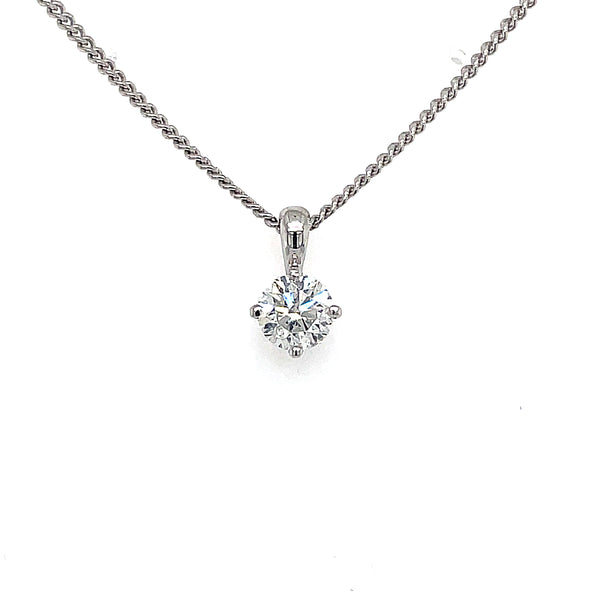 Diamond Single Stone 0.60ct 18ct Pendant