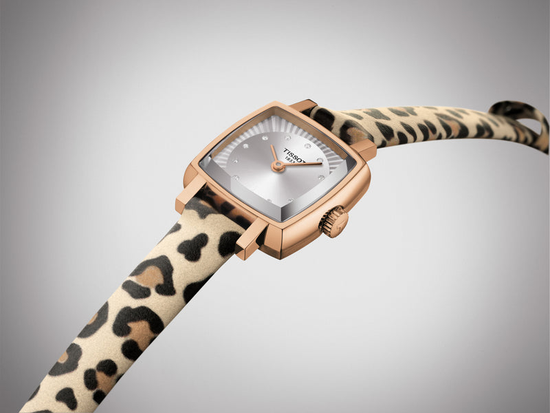 Tissot Lovely Square Brown & Gold 20mm